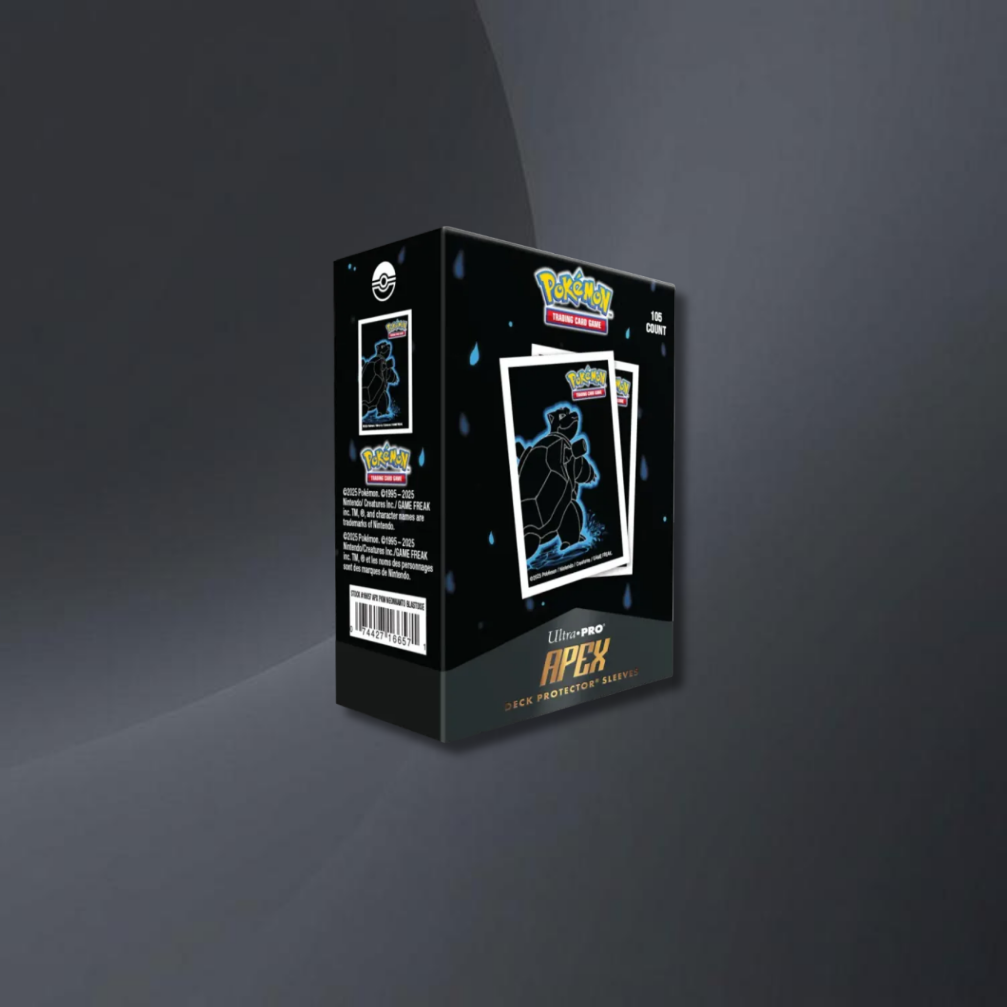 Ultra Pro | Neon Kanto Blastoise | APEX Deck Protector® Sleeves 105ct