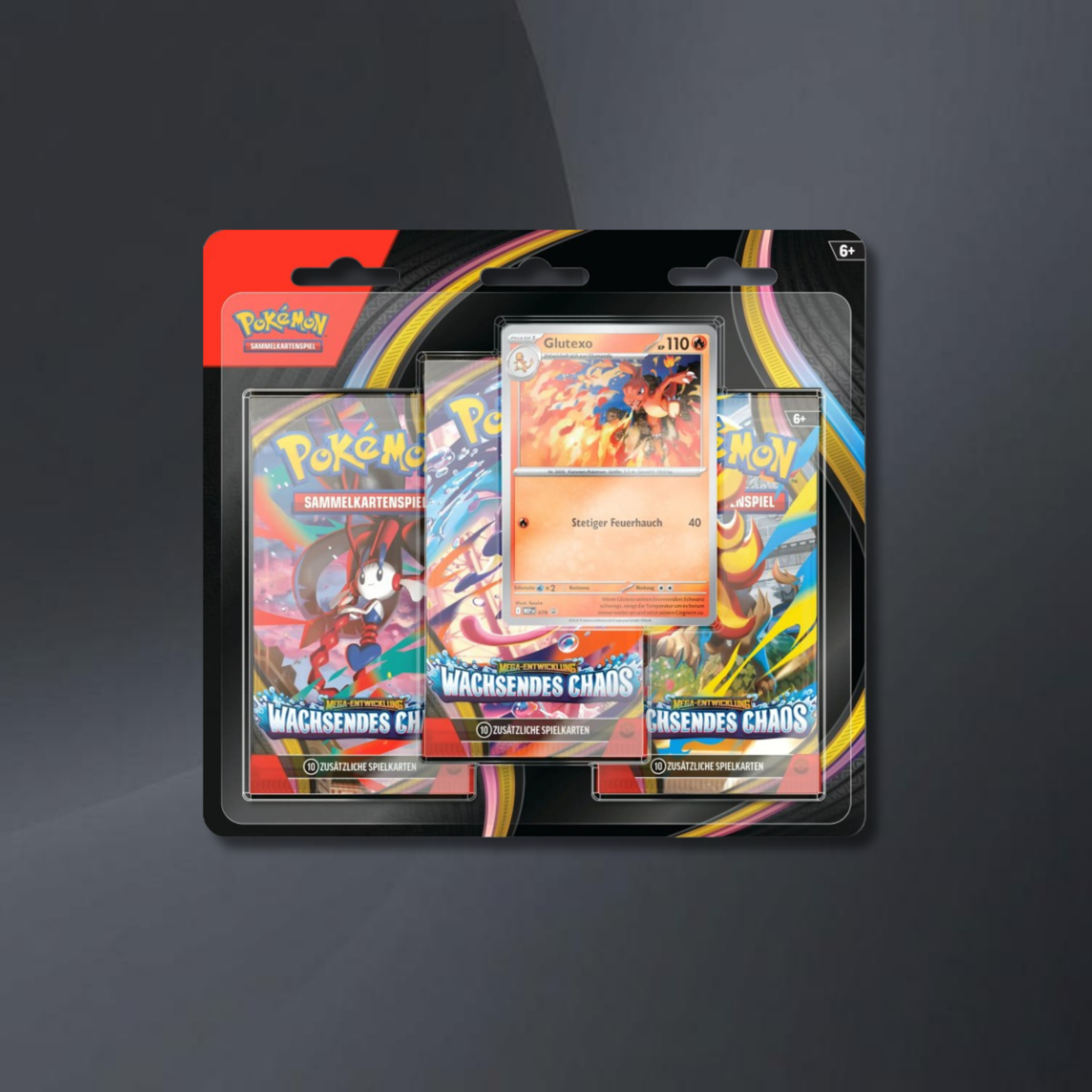 Pokémon TCG Wachsendes Chaos 3 Pack-Blister