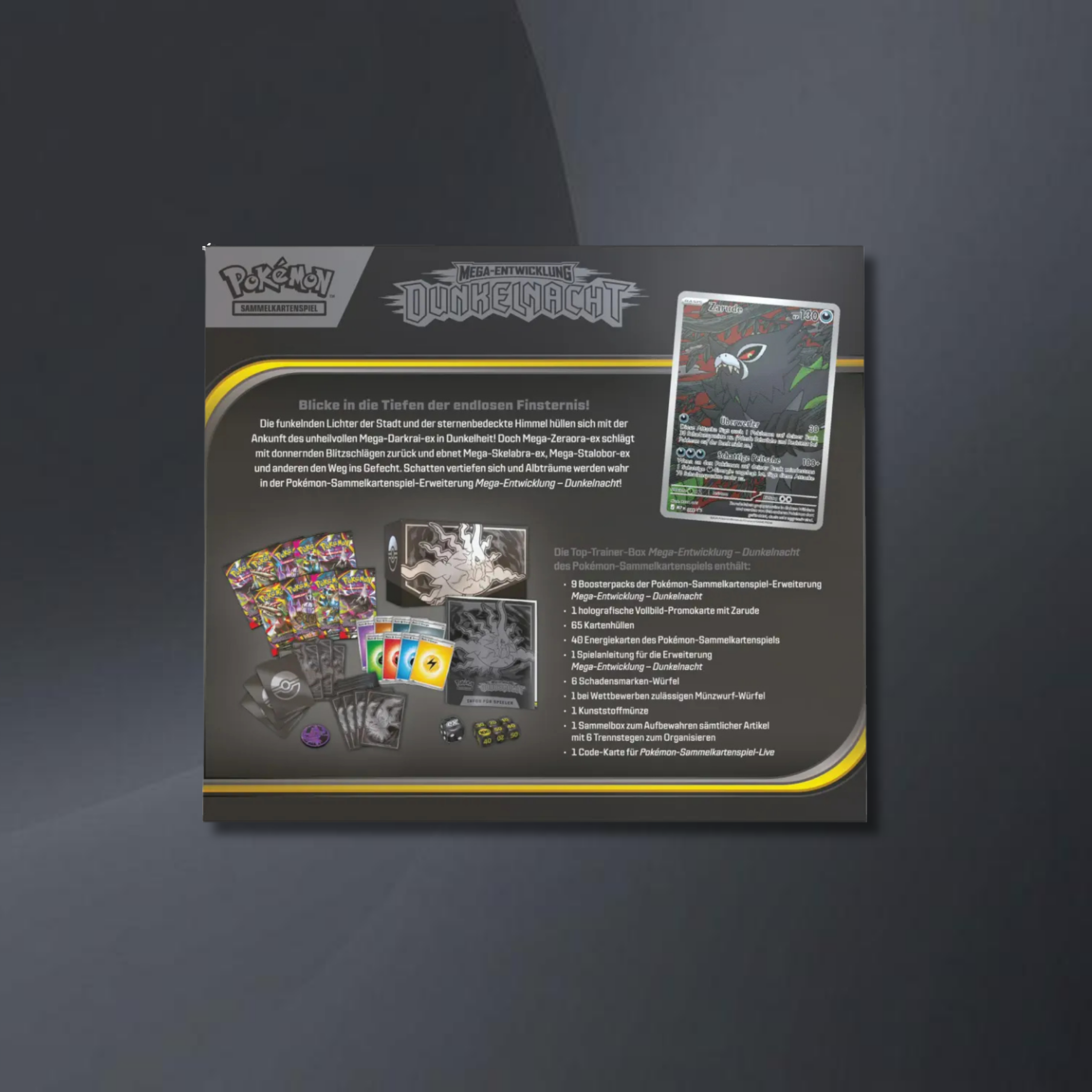Pokémon Top-Trainer-Box Mega-Entwicklung Dunkelnacht