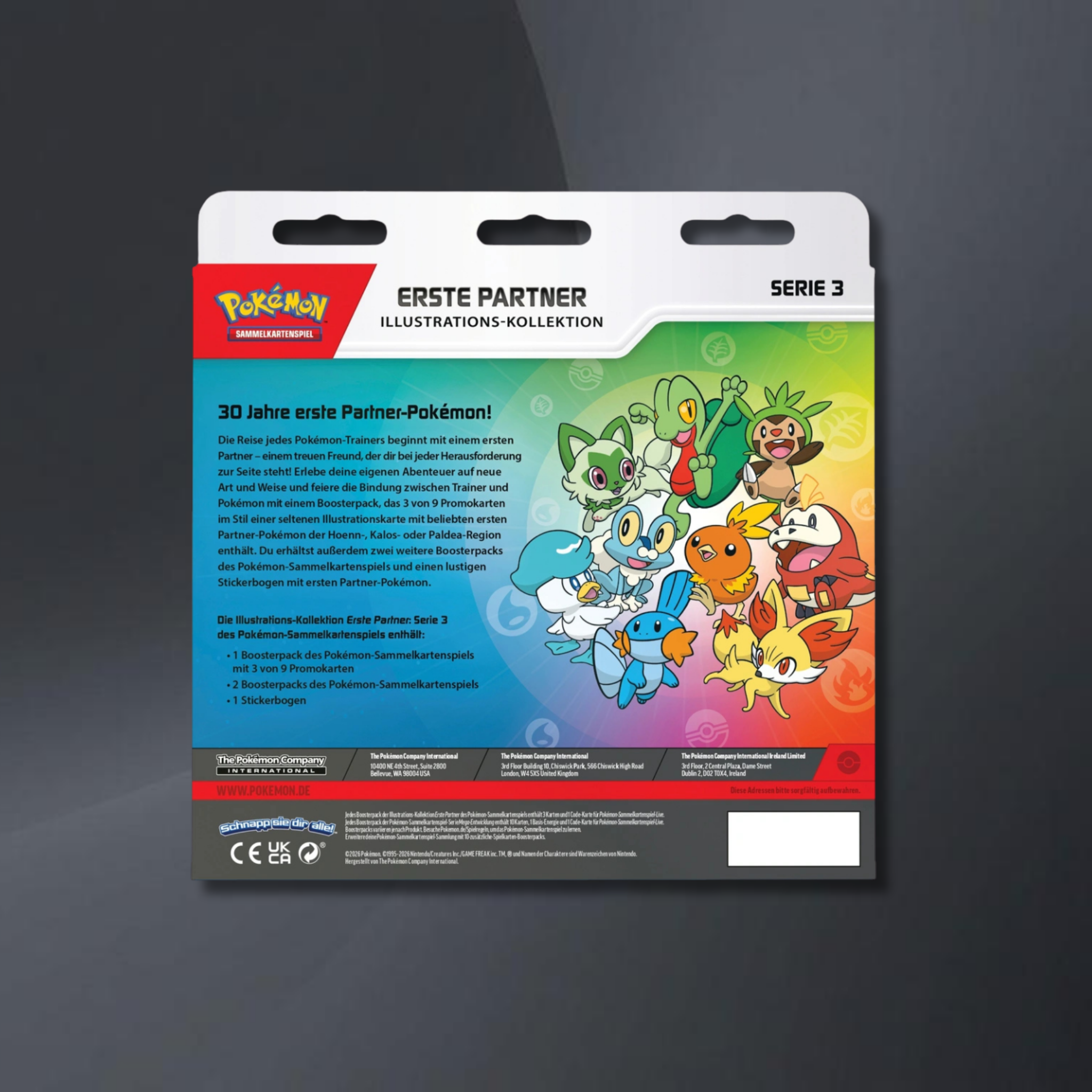 Pokémon Illustrations-Kollektion Erste Partner Serie 2
