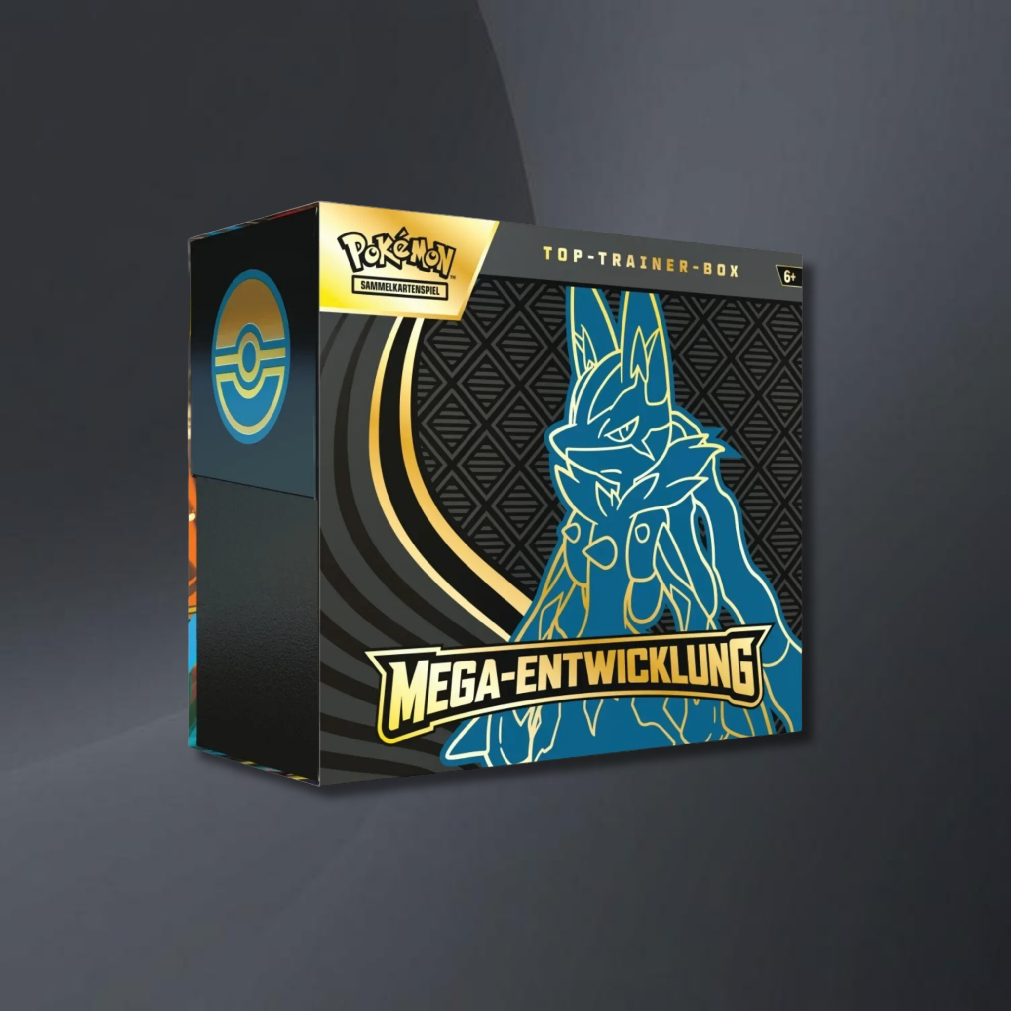Mega Entwicklungen (ME01) - Top Trainer Box Mega-Lucario