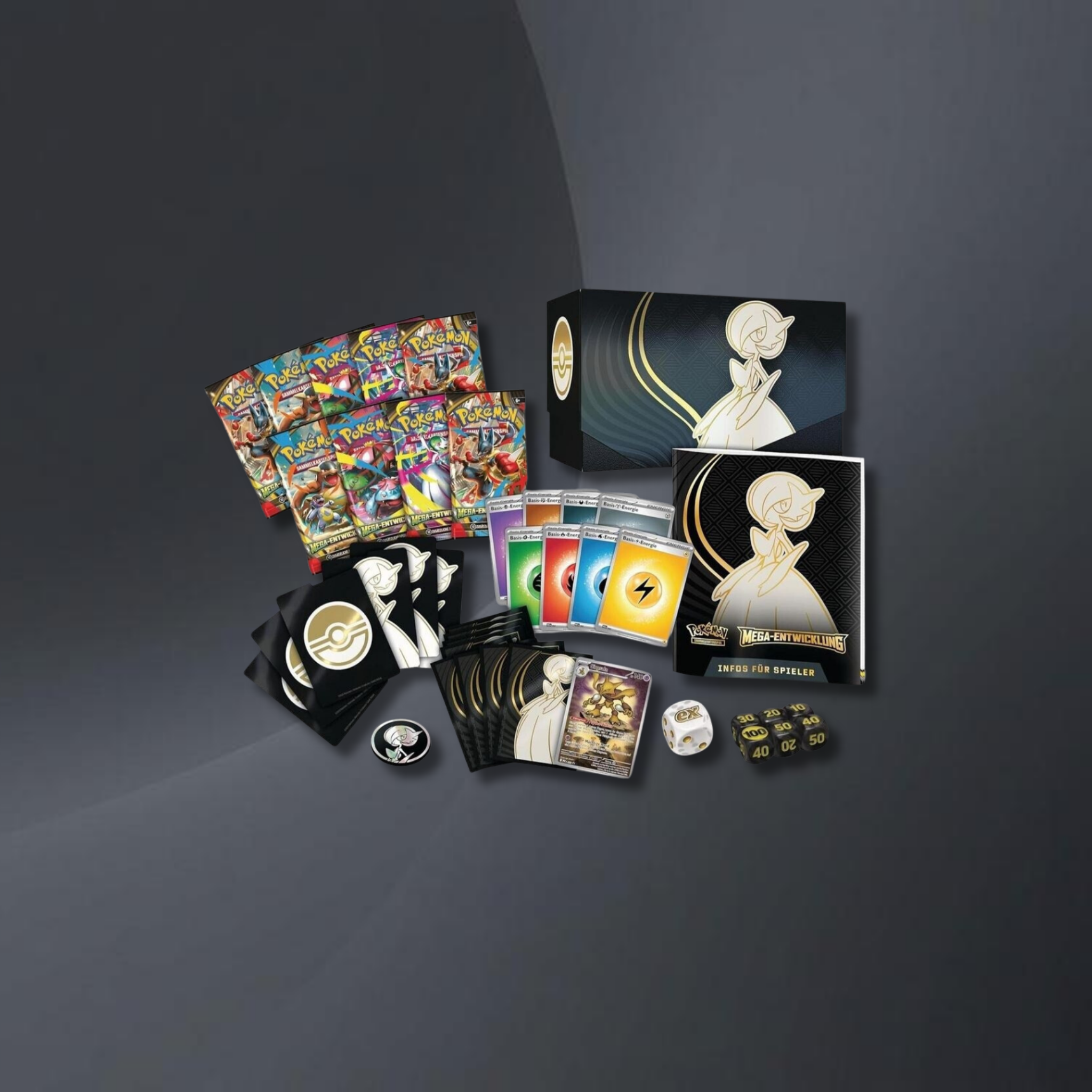 Mega Entwicklungen (ME01) - Top Trainer Box Mega-Guardevoir